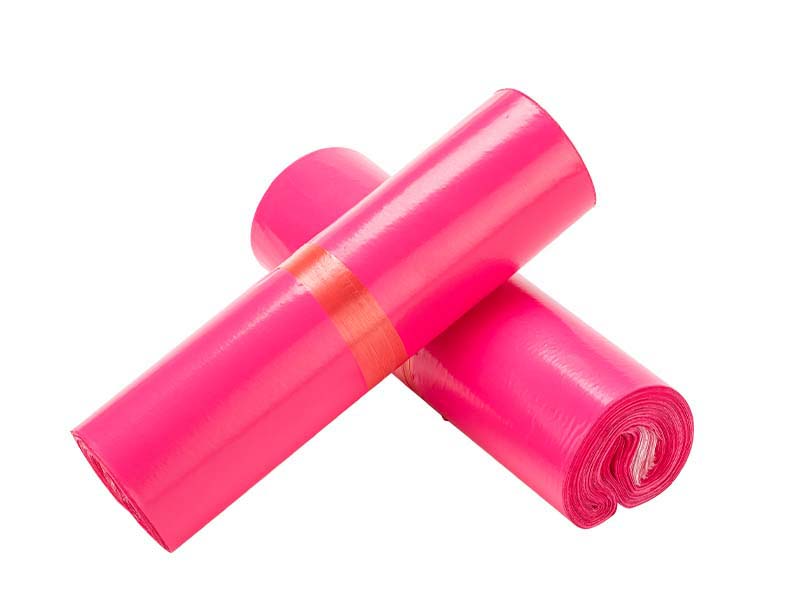 土默特右旗玫红色快递袋-02